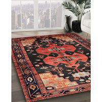 Traditional Gold Brown Persian Rug, tr568