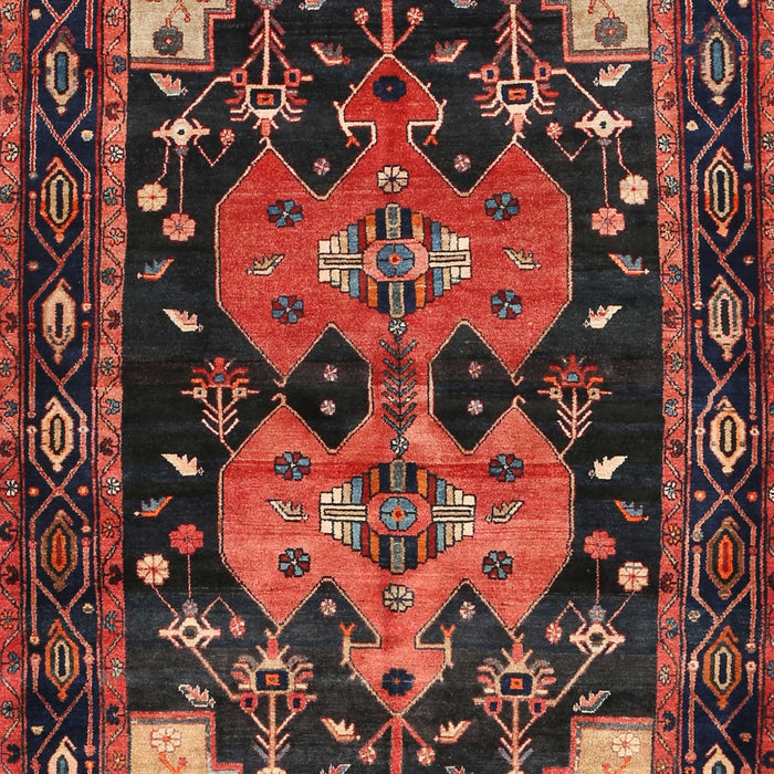 Machine Washable Traditional Gold Brown Rug, wshtr568