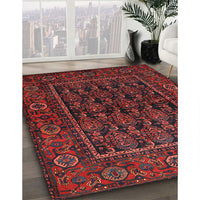 Traditional Reddish Brown Persian Rug, tr569
