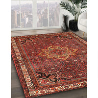 Traditional Rust Pink Persian Rug, tr571