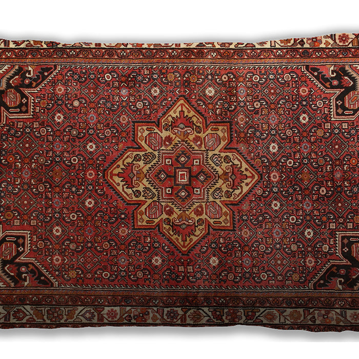 Traditional Classic Rectangular Rust Pink Lumbar Throw Pillow, 13 inch by 19 inch, lbtr571