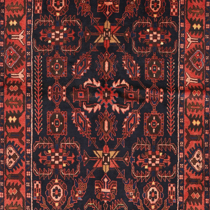 Traditional Saffron Red Persian Rug, tr574
