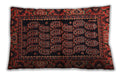 Traditional Classic Rectangular Chestnut Brown Lumbar Throw Pillow, 13 inch by 19 inch, lbtr575