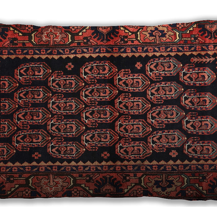Traditional Classic Rectangular Chestnut Brown Lumbar Throw Pillow, 13 inch by 19 inch, lbtr575