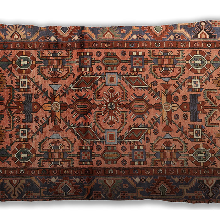 Traditional Classic Rectangular Tomato Red Lumbar Throw Pillow, 13 inch by 19 inch, lbtr579