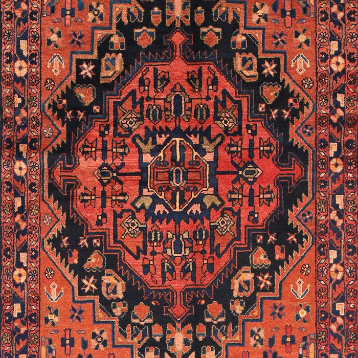 Traditional Saffron Red Persian Rug, tr580