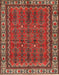 Traditional Dark Gold Brown Persian Rug, tr585