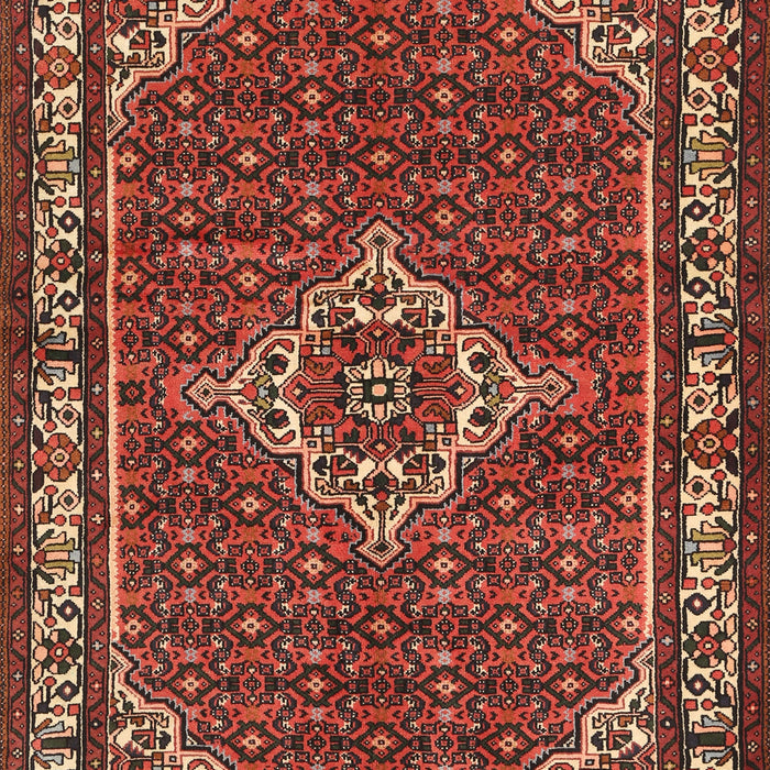 Traditional Gold Brown Medallion Rug, tr586