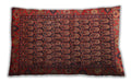 Traditional Classic Rectangular Sienna Brown Lumbar Throw Pillow, 13 inch by 19 inch, lbtr587