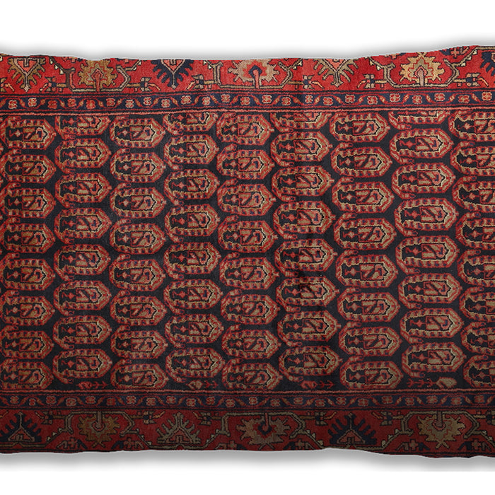 Traditional Classic Rectangular Sienna Brown Lumbar Throw Pillow, 13 inch by 19 inch, lbtr587