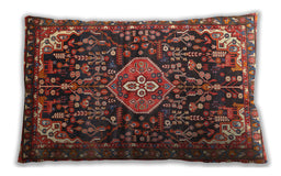 Traditional Classic Rectangular Dark Almond Brown Lumbar Throw Pillow, 13 inch by 19 inch, lbtr591