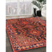 Traditional Red Persian Rug in Family Room, tr592