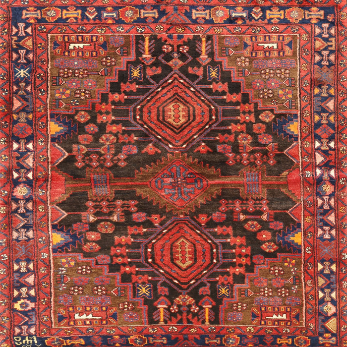 Square Traditional Red Persian Rug, tr592