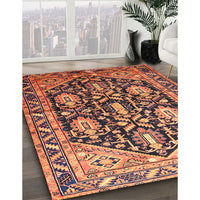 Traditional Mango Orange Persian Rug, tr593