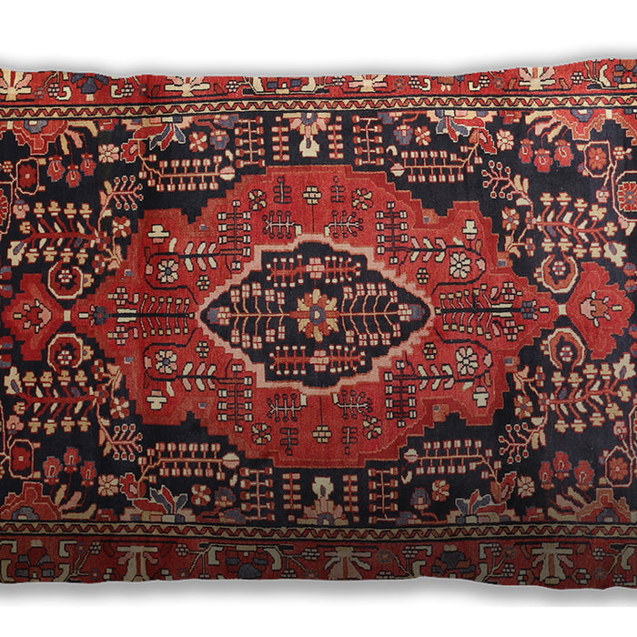Traditional Classic Rectangular Rust Pink Lumbar Throw Pillow, 13 inch by 19 inch, lbtr594