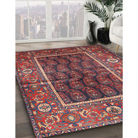 Traditional Rose Purple Persian Rug, tr595