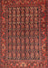 Traditional Sienna Brown Persian Rug, tr596