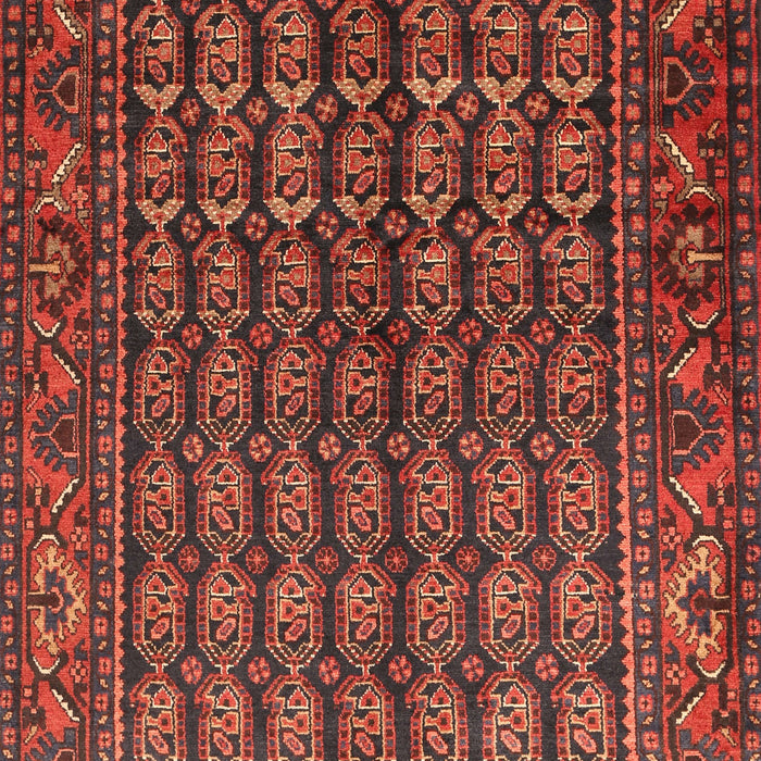 Traditional Sienna Brown Persian Rug, tr596