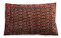 Traditional Classic Rectangular Petra Gold Brown Lumbar Throw Pillow, 13 inch by 19 inch, lbtr597