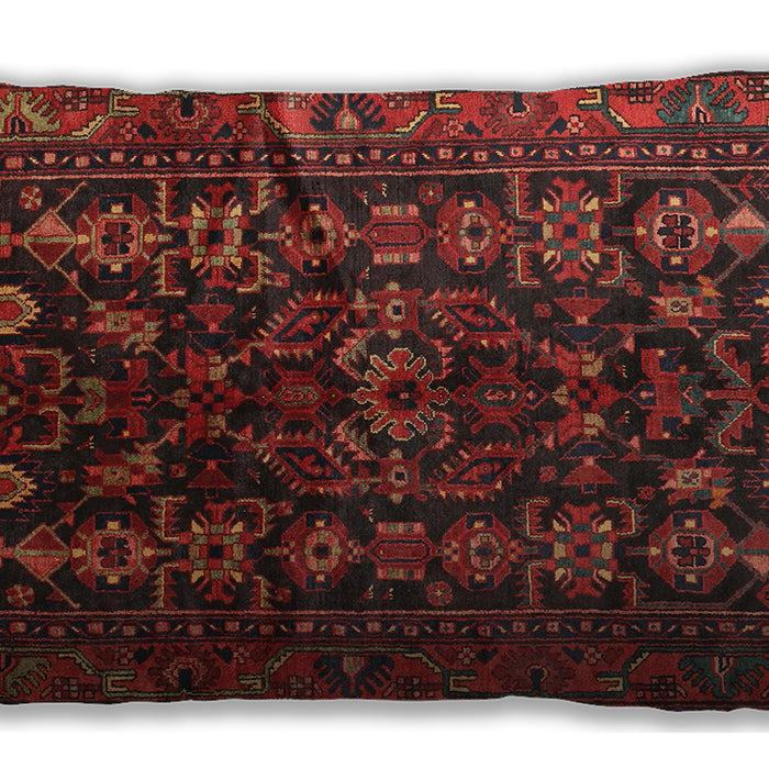 Traditional Classic Rectangular Sepia Brown Lumbar Throw Pillow, 13 inch by 19 inch, lbtr598