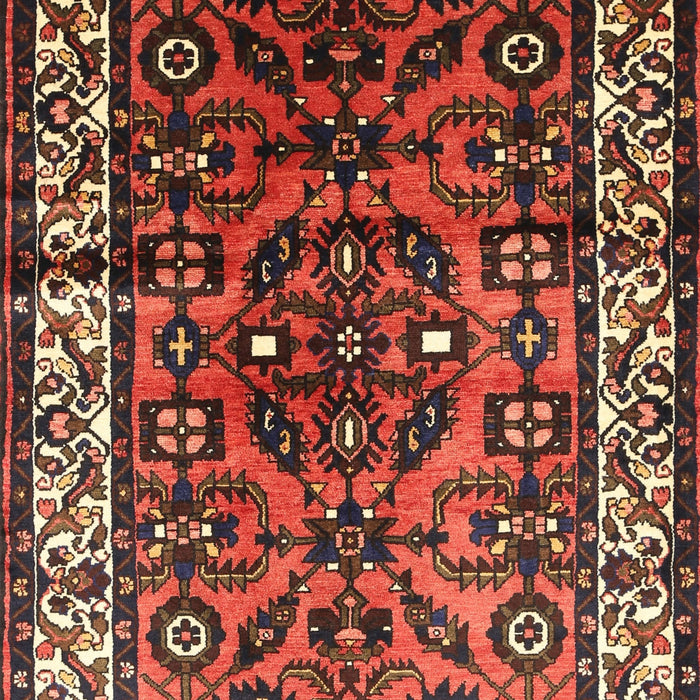Traditional Saffron Red Persian Rug, tr599