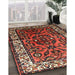 Machine Washable Traditional Saffron Red Rug in a Family Room, wshtr599