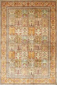 Machine Washable Traditional Red Rug, wshtr59