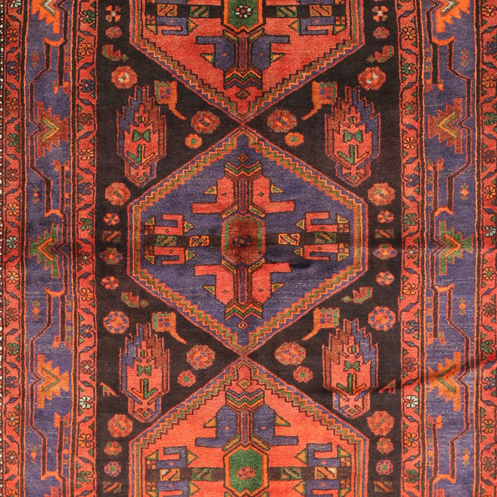 Machine Washable Traditional Tomato Red Rug, wshtr600