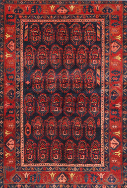 Machine Washable Traditional Sepia Brown Rug, wshtr602