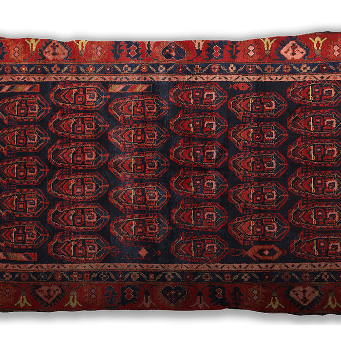 Traditional Classic Rectangular Sepia Brown Lumbar Throw Pillow, 13 inch by 19 inch, lbtr602
