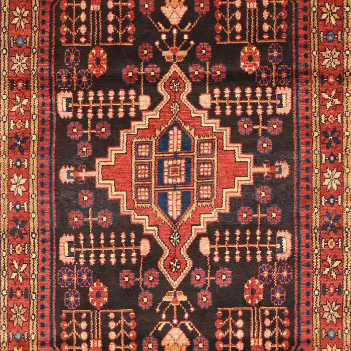 Traditional Saffron Red Persian Rug, tr607