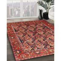 Traditional Rust Pink Persian Rug, tr608