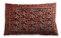 Traditional Classic Rectangular Rust Pink Lumbar Throw Pillow, 13 inch by 19 inch, lbtr608