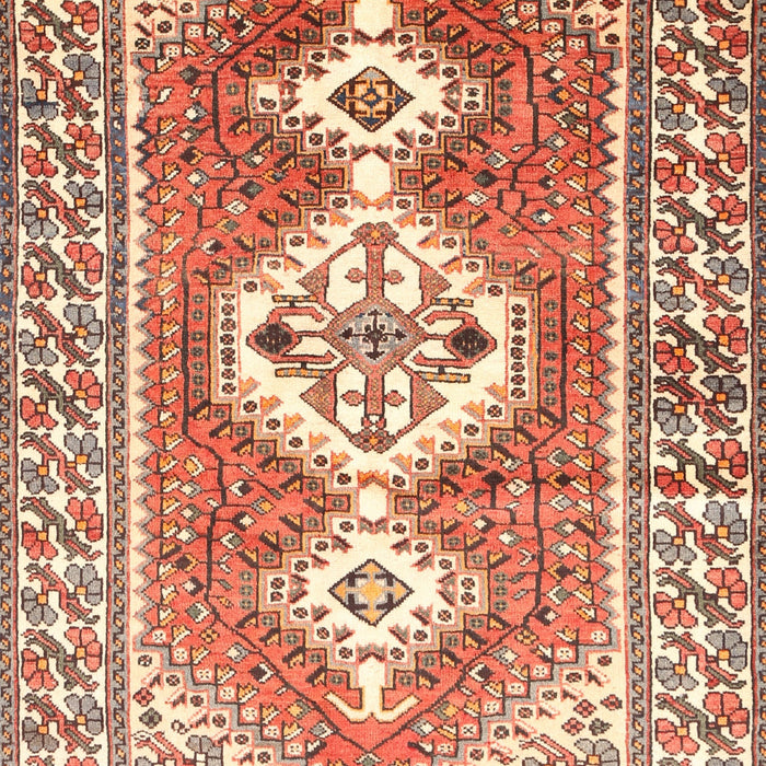 Traditional Mahogany Brown Persian Rug, tr609