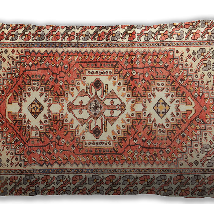 Traditional Classic Rectangular Mahogany Brown Lumbar Throw Pillow, 13 inch by 19 inch, lbtr609