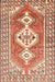 Machine Washable Traditional Mahogany Brown Rug, wshtr609