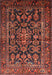 Traditional Saffron Red Persian Rug, tr610