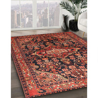 Traditional Saffron Red Persian Rug, tr613