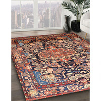 Traditional Light Copper Gold Animal Rug, tr615