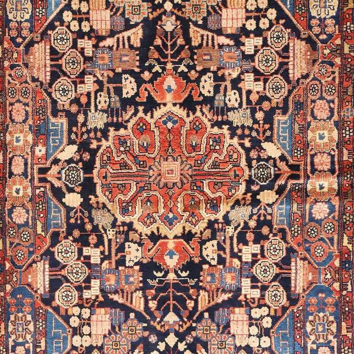 Traditional Light Copper Gold Animal Rug, tr615