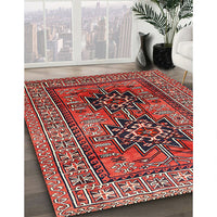 Traditional Orange Salmon Pink Persian Rug, tr620