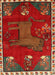 Machine Washable Traditional Red Rug, wshtr622