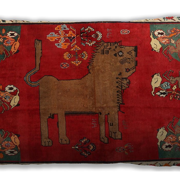 Traditional Classic Rectangular Red Lumbar Throw Pillow, 13 inch by 19 inch, lbtr622