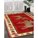 Machine Washable Traditional Red Rug in a Family Room, wshtr623