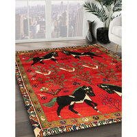 Traditional Reddish Brown Persian Rug, tr624