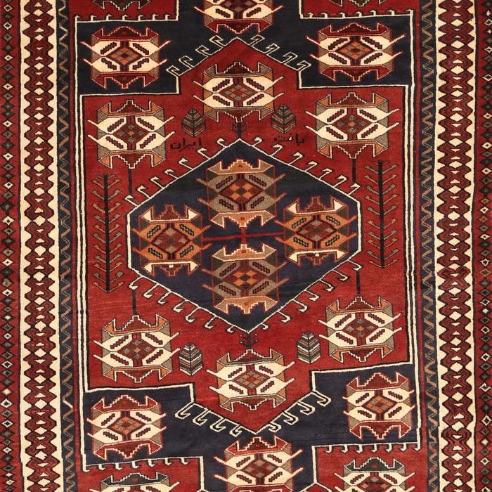 Machine Washable Traditional Tomato Red Rug, wshtr626