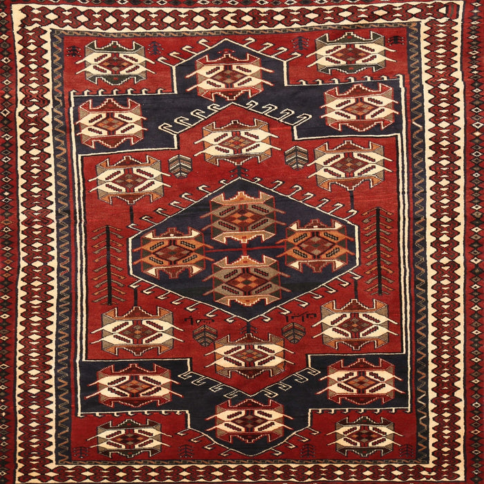 Square Traditional Red Persian Rug, tr626