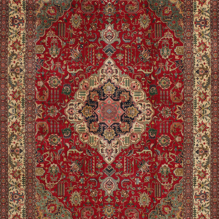 Machine Washable Traditional Tomato Red Rug, wshtr62