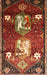 Traditional Red Animal Rug, tr632