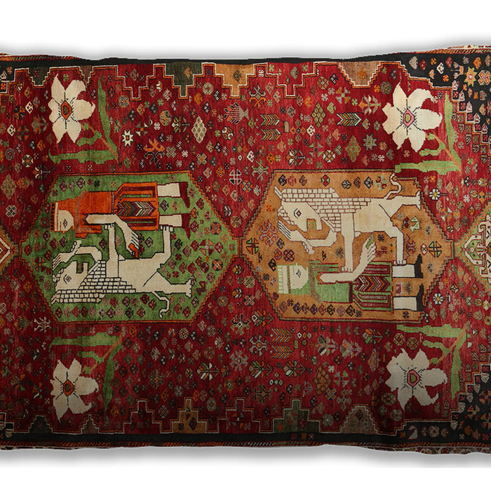 Traditional Classic Rectangular Tomato Red Lumbar Throw Pillow, 13 inch by 19 inch, lbtr632